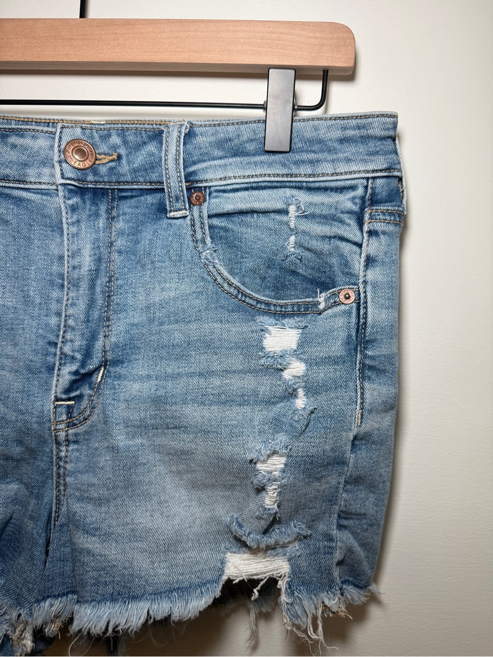 American Eagle Hi-Rise Shortie Shorts - Picture 6 of 9
